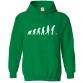 Golf Evolution Golfer Kids & Adults Unisex Hoodie